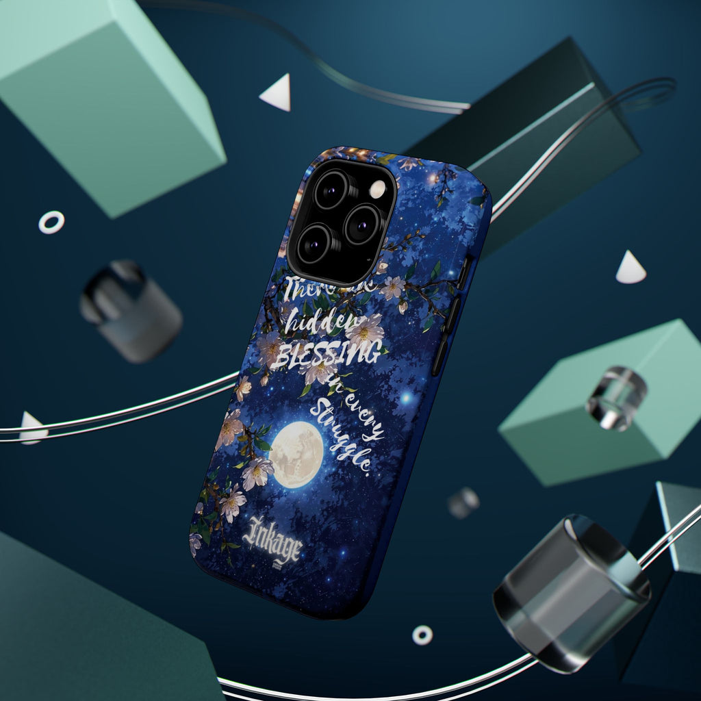 “Moonlit Blessing” Magnetic Phone Cases (Quote)