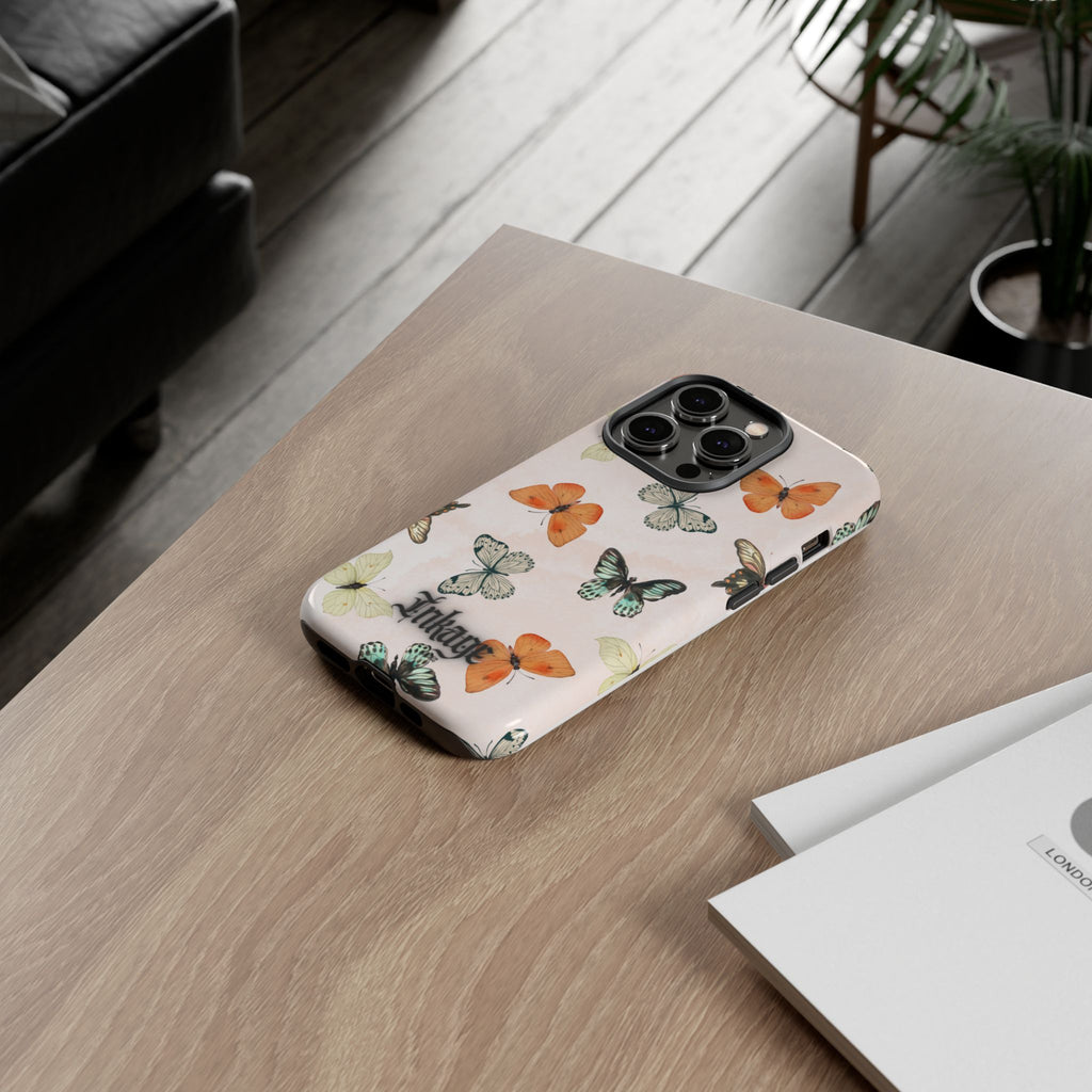 Color Butterfly Tough Phone Case (Minimal)