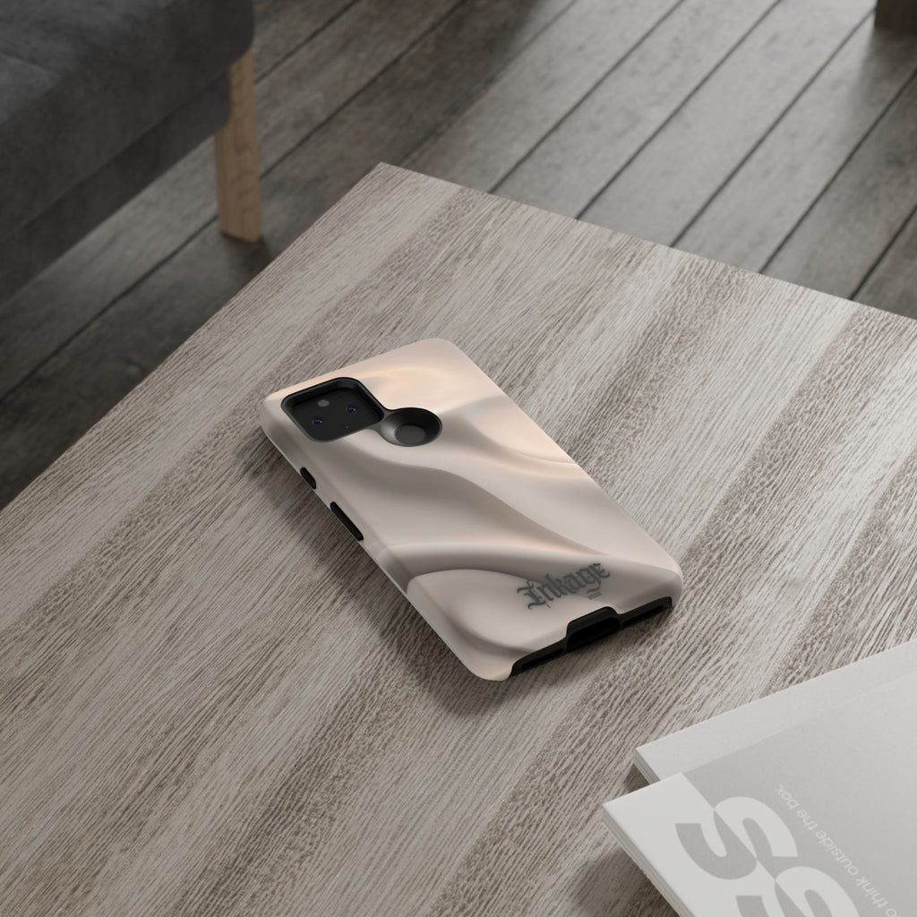 Beige Wavy Flow Tough Phone Case (Minimal)