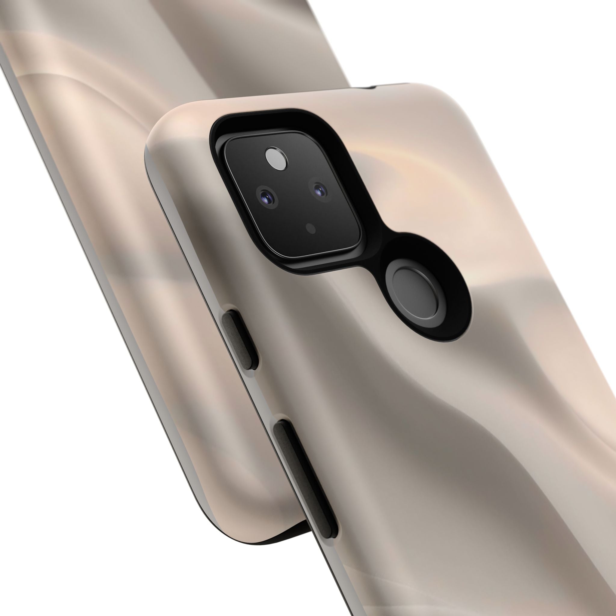 Beige Wavy Flow Tough Phone Case (Minimal)