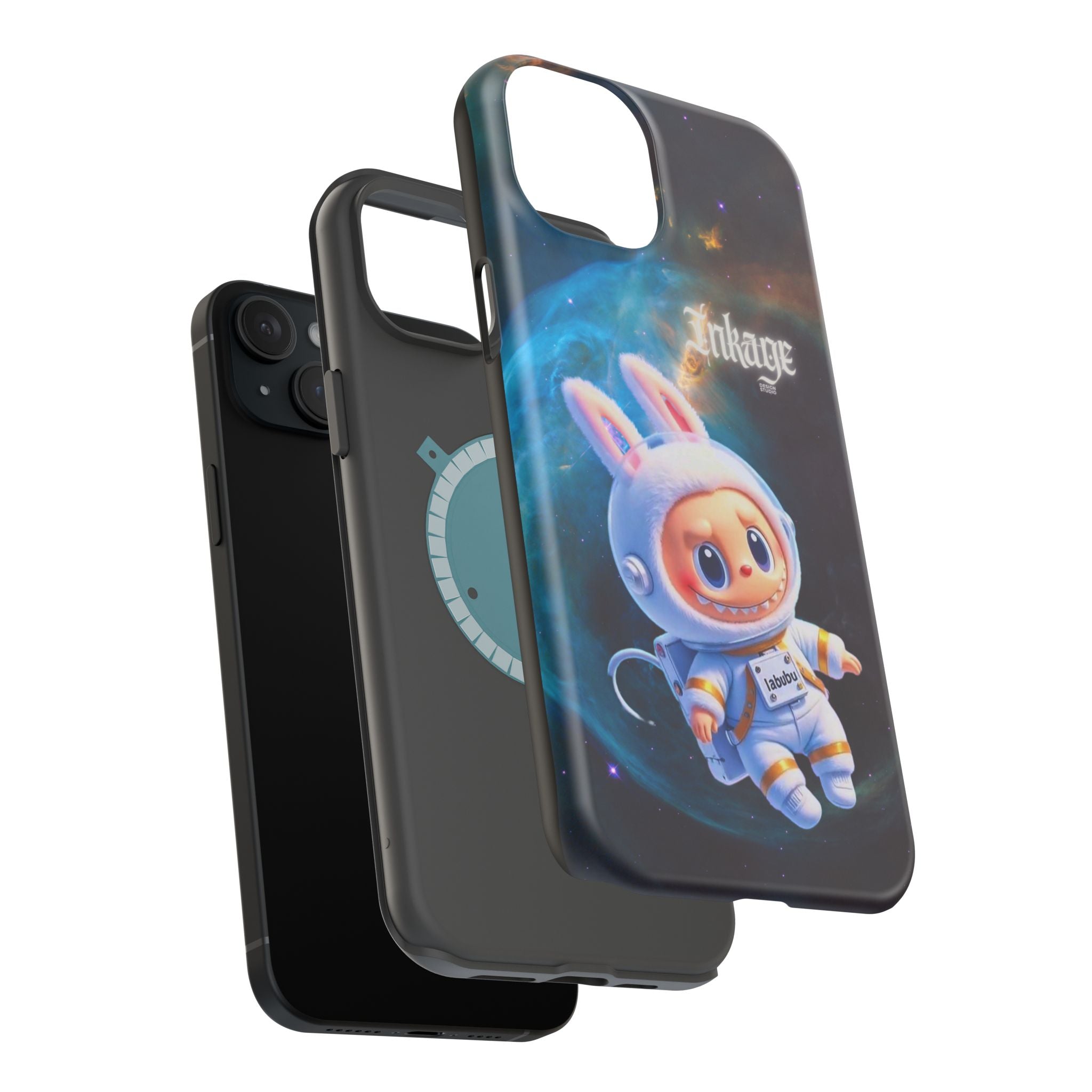 Labubu Astronaut Magnetic Phone Cases (Animation)