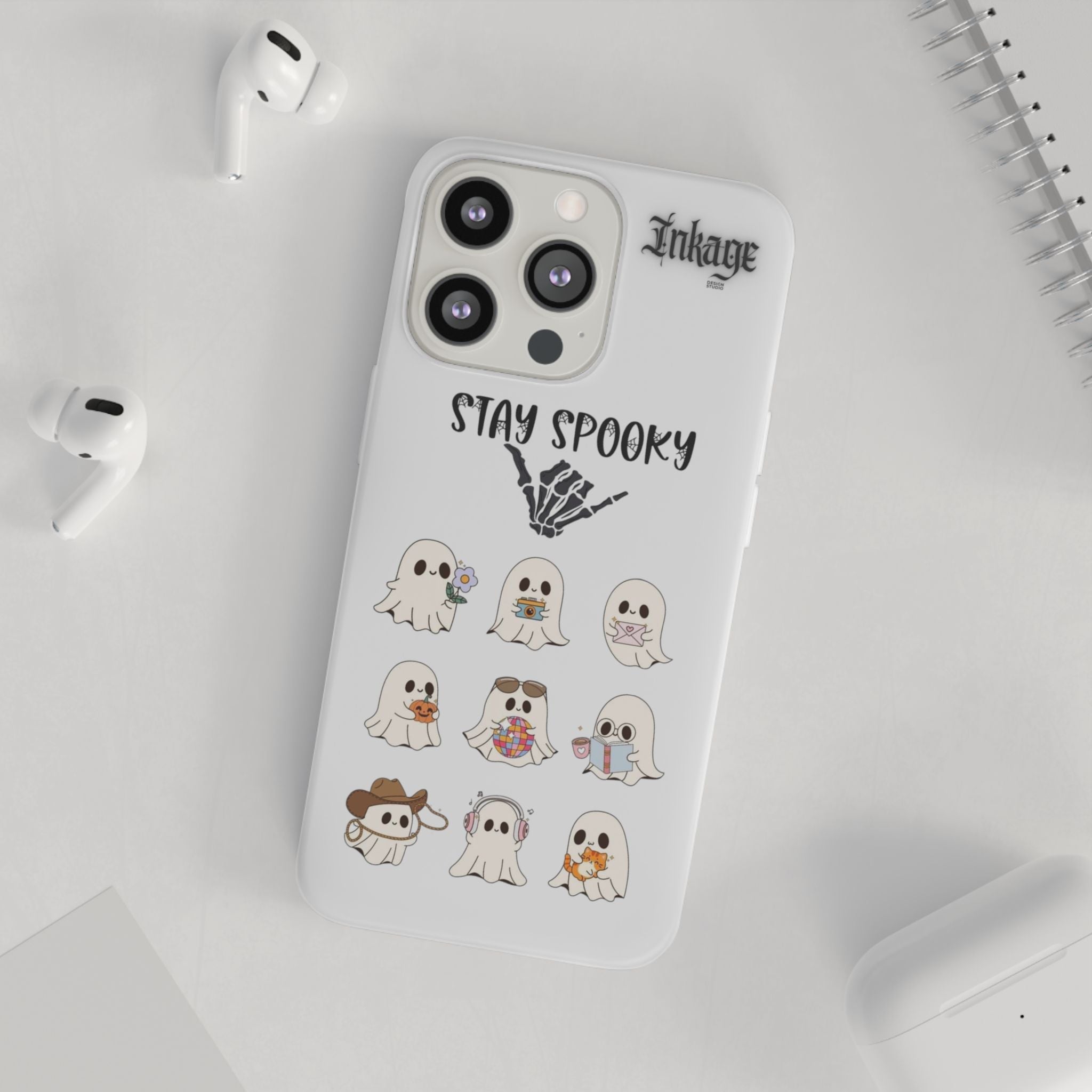 Stay Spooky Clear Phone Cases (Season)