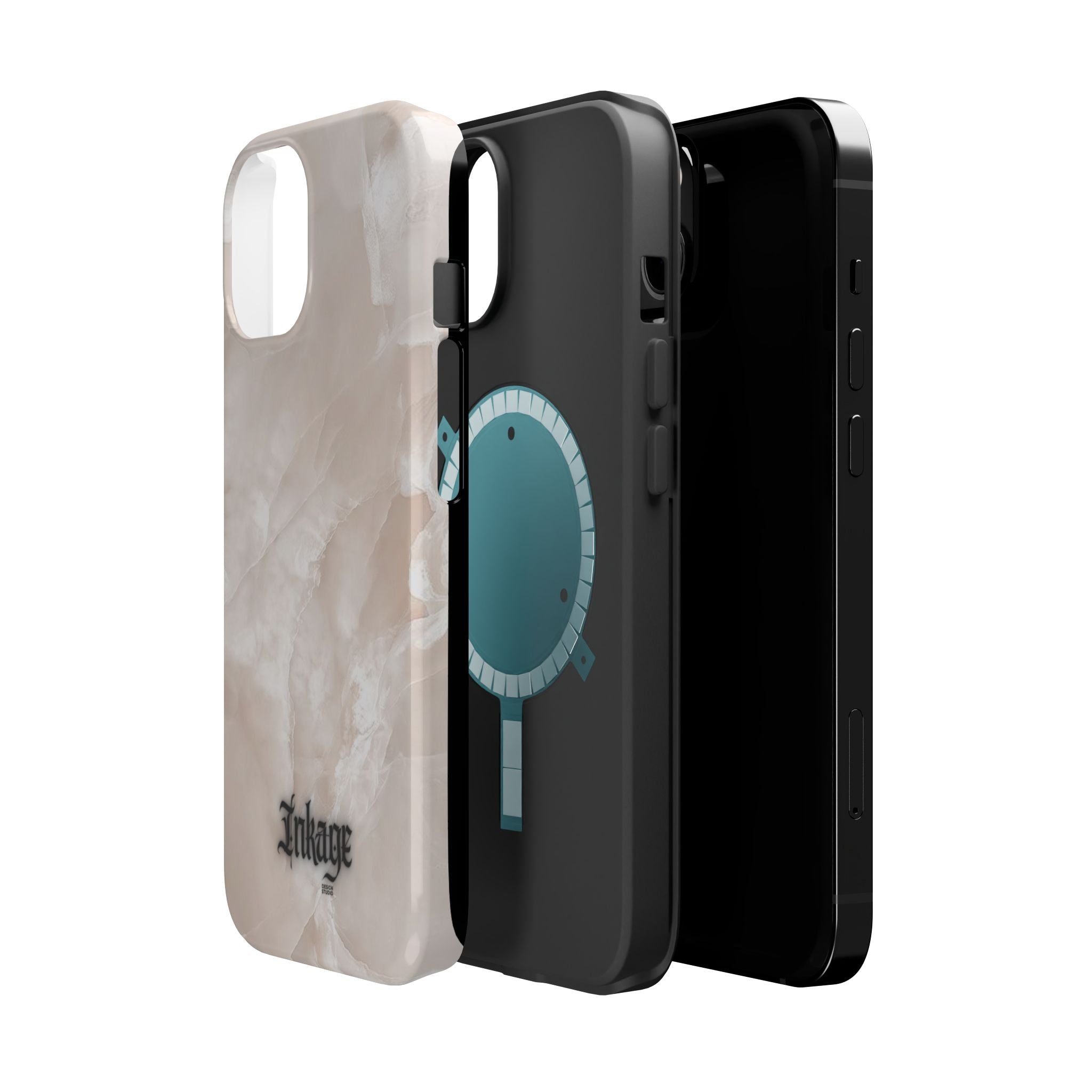Blush Marble Magnetic Phone Cases (Minimal)