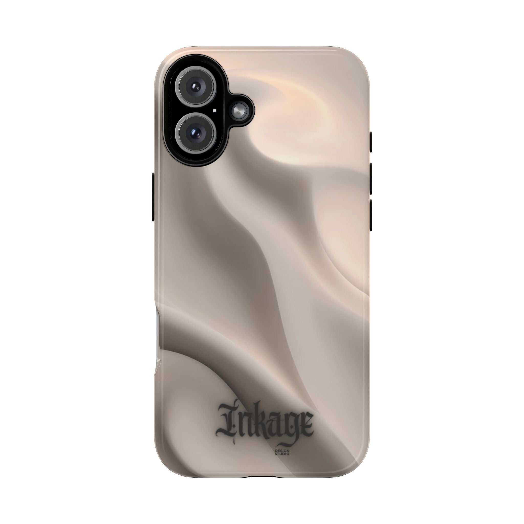 Beige Wavy Flow Tough Phone Case (Minimal)