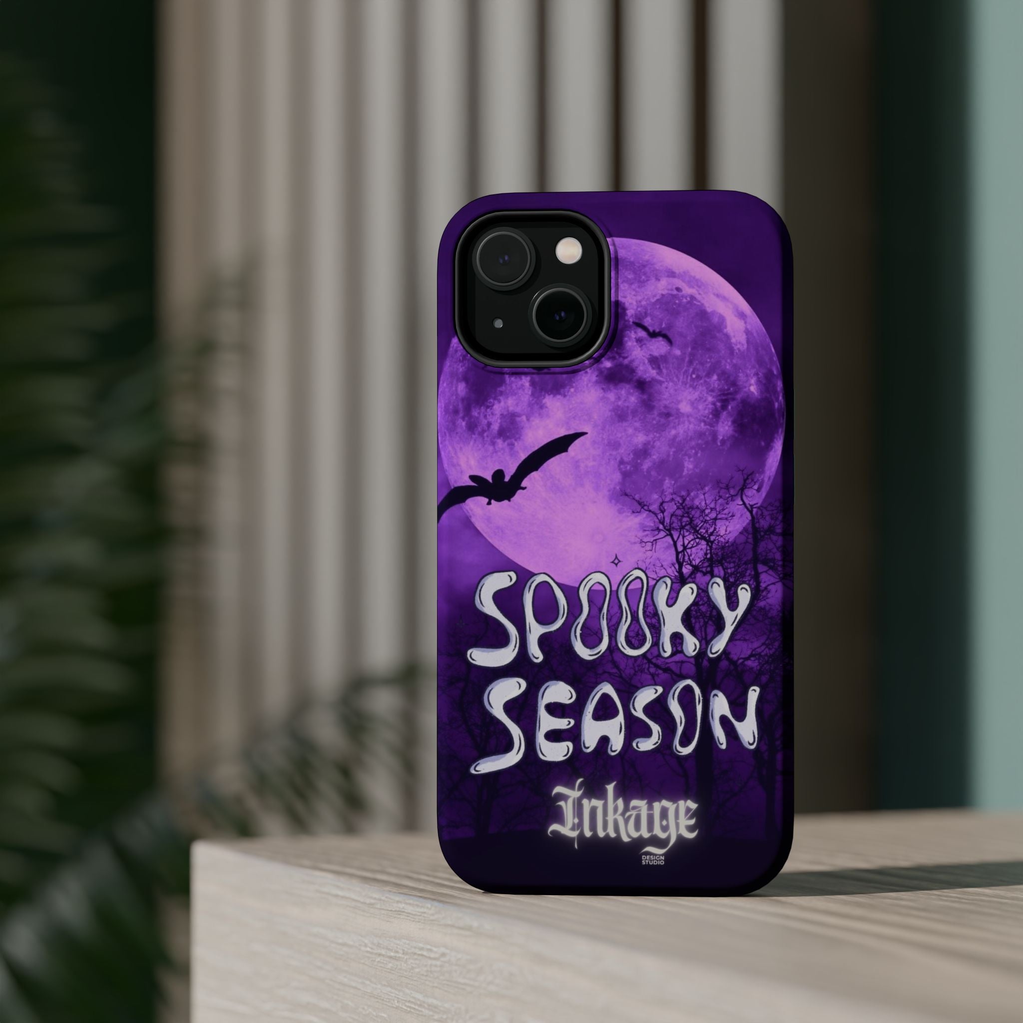 Purple Spooky Season Magnetic Phone Cases (Season)