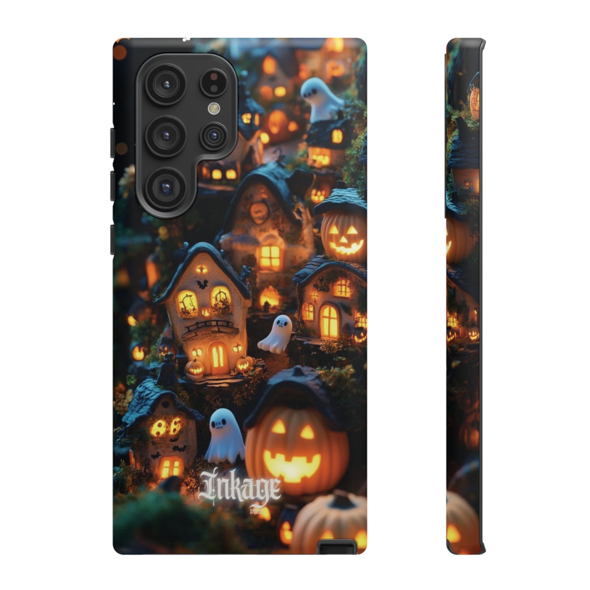 Spooky Pumpkin Village Tough Phone Cases (Season)