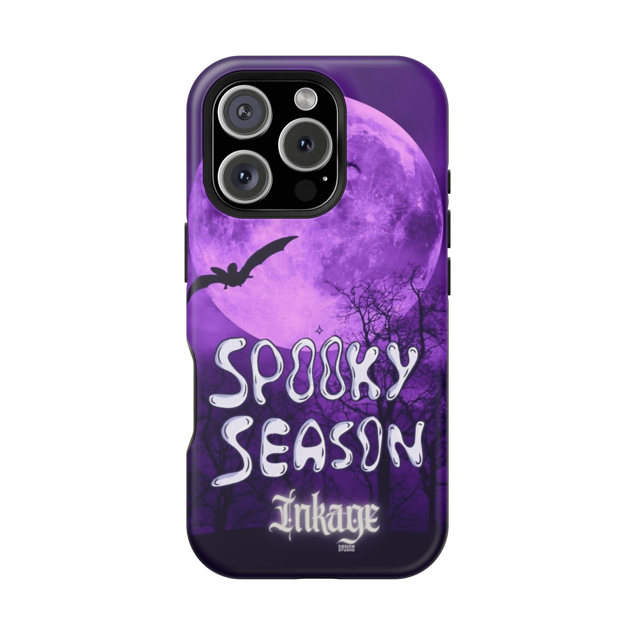 Purple Spooky Season Magnetic Phone Cases (Season)