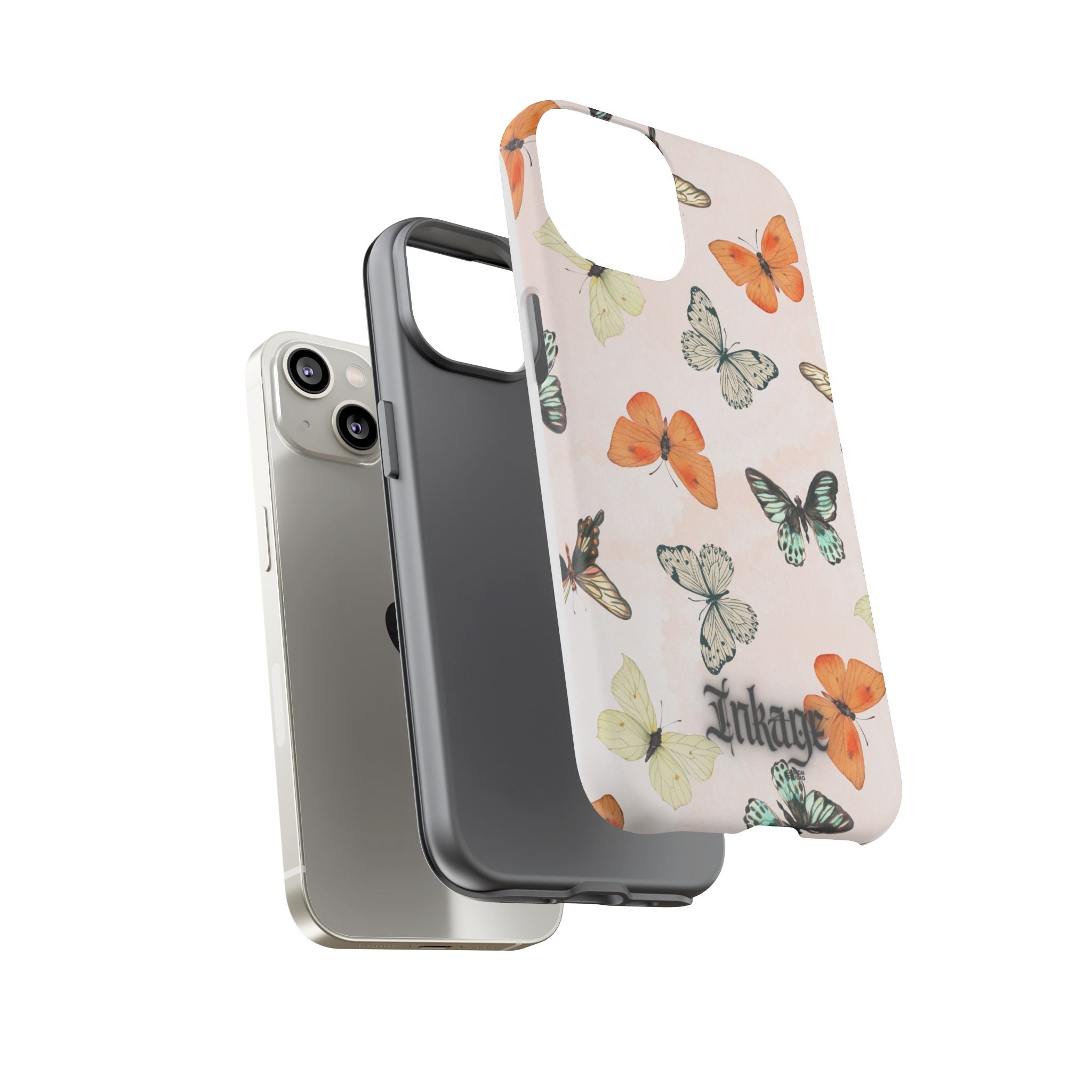 Color Butterfly Tough Phone Case (Minimal)
