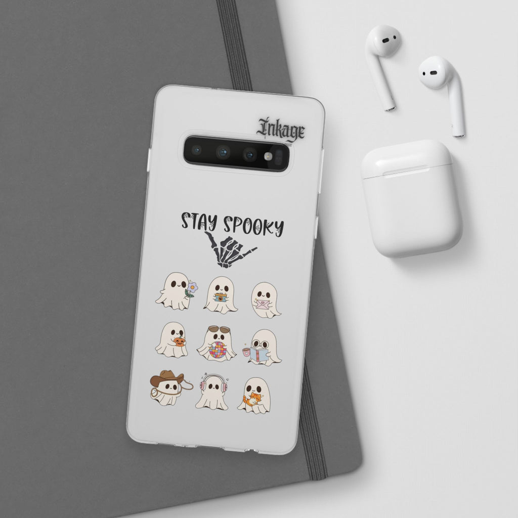 Stay Spooky Clear Phone Cases (Season)