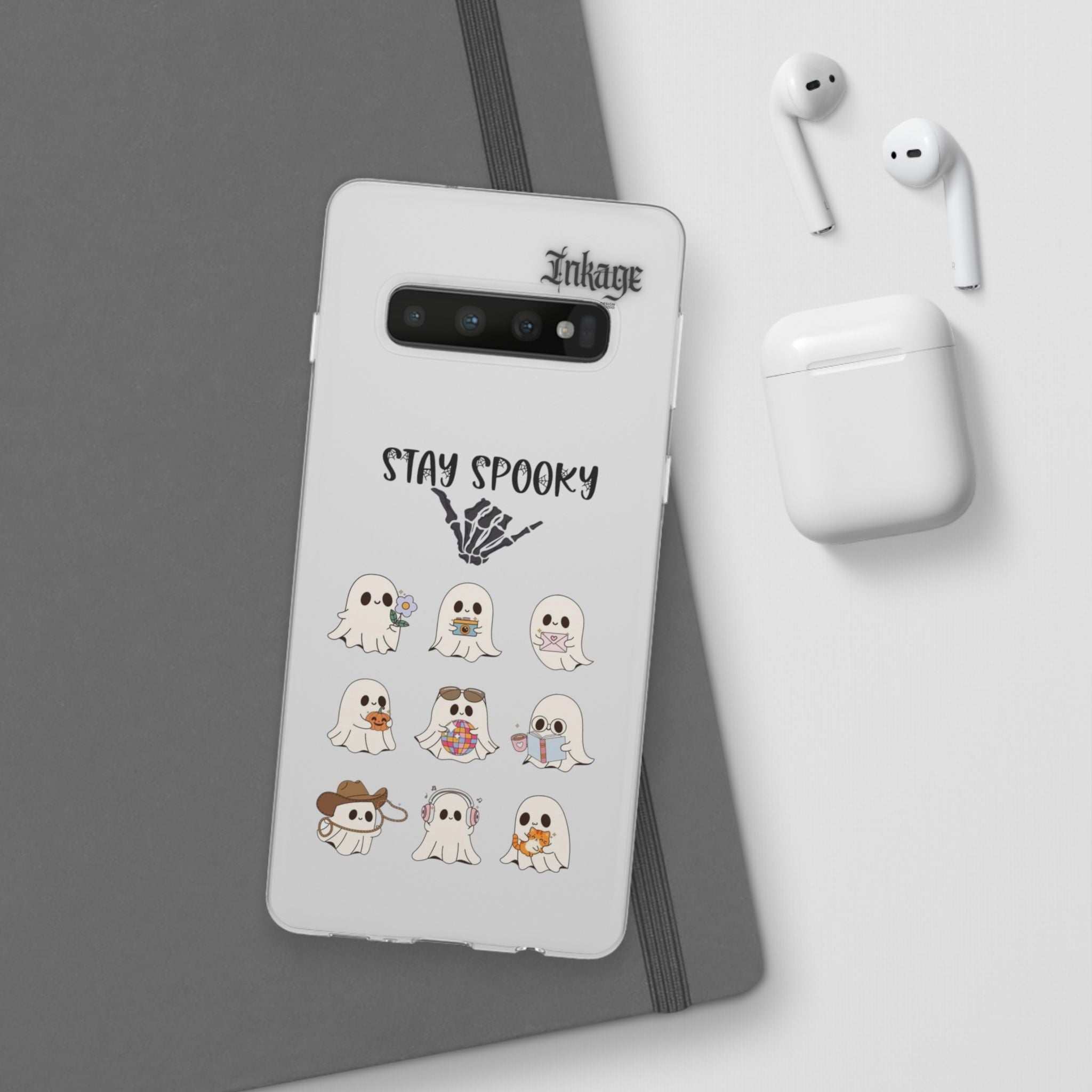Stay Spooky Clear Phone Cases (Season)
