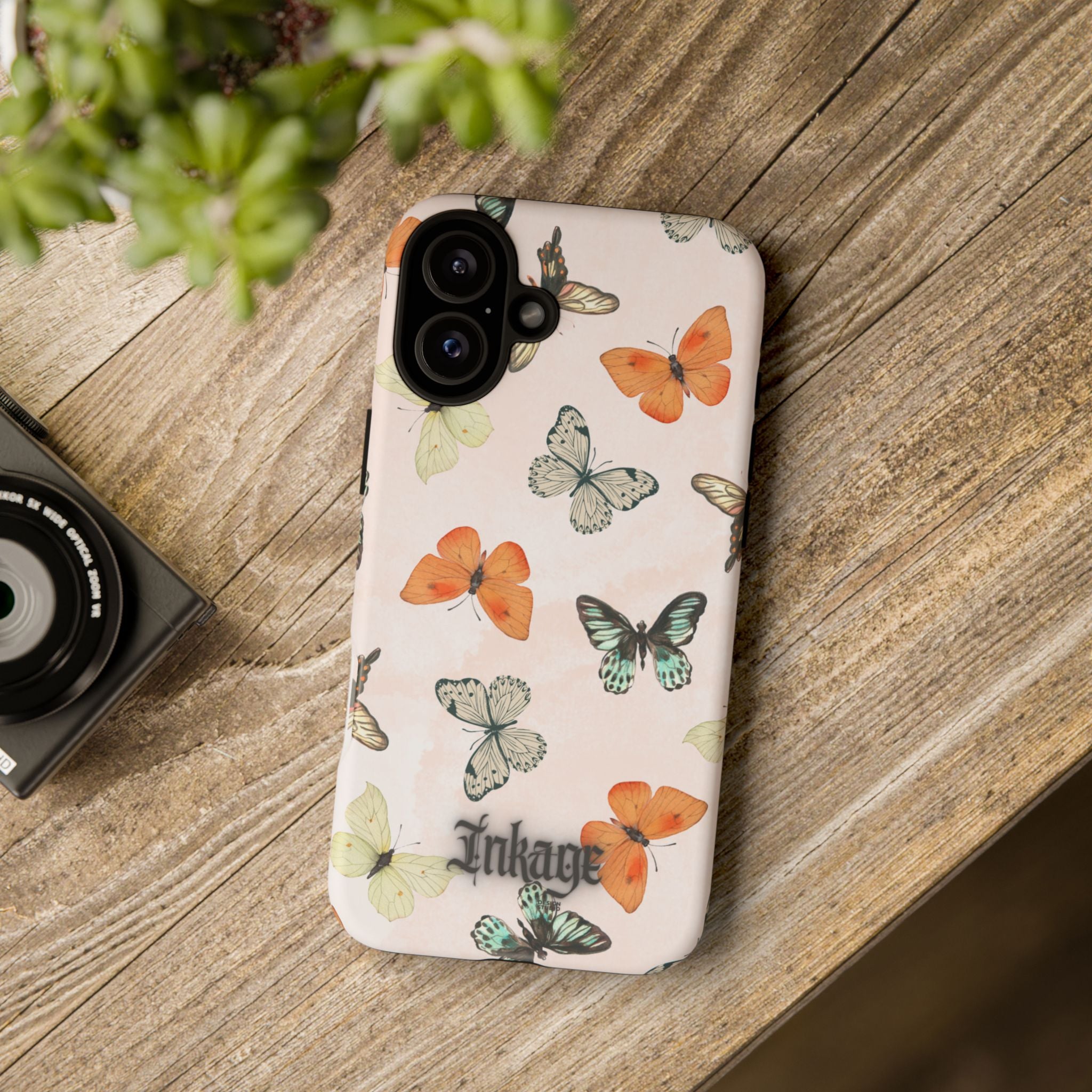 Color Butterfly Tough Phone Case (Minimal)