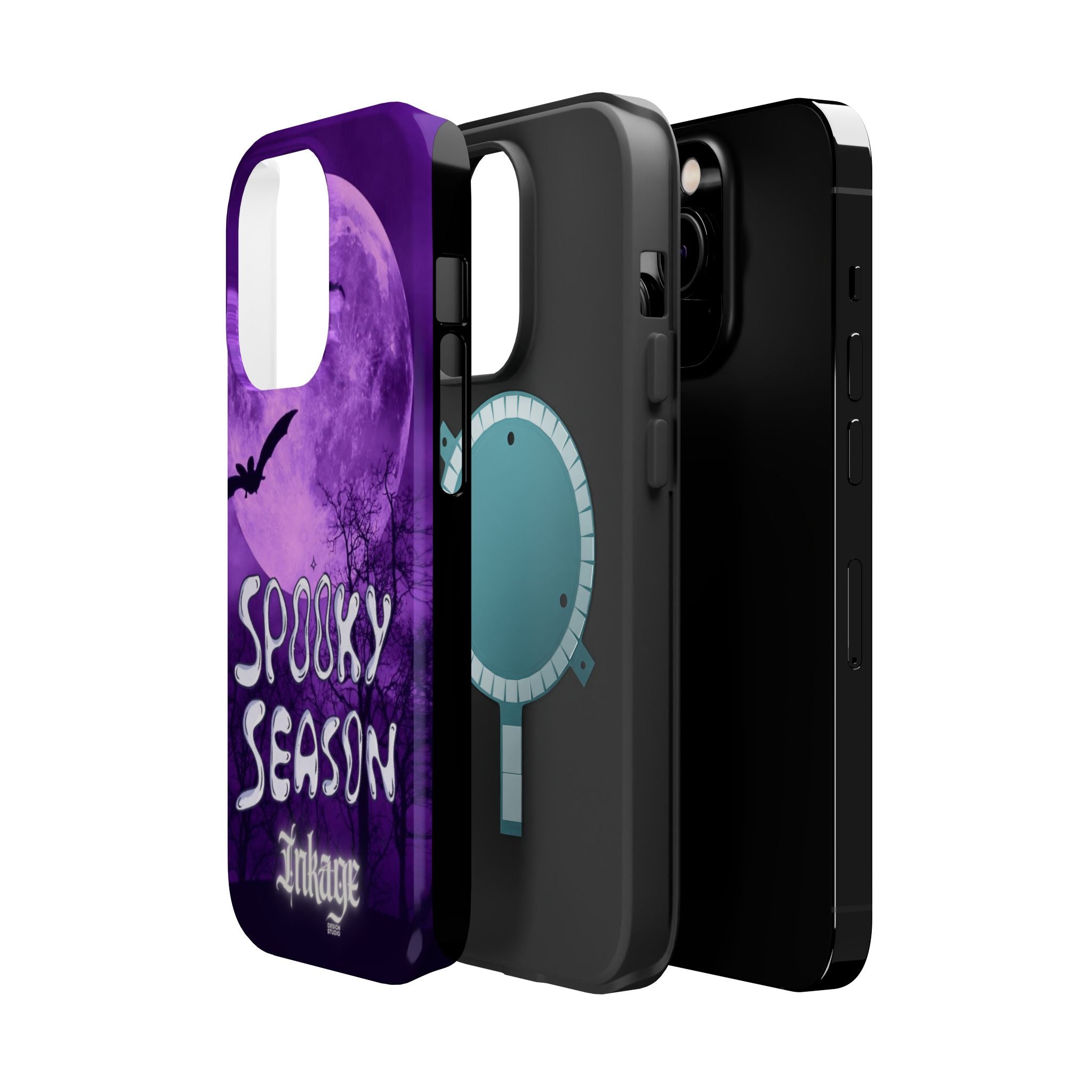 Purple Spooky Season Magnetic Phone Cases (Season)