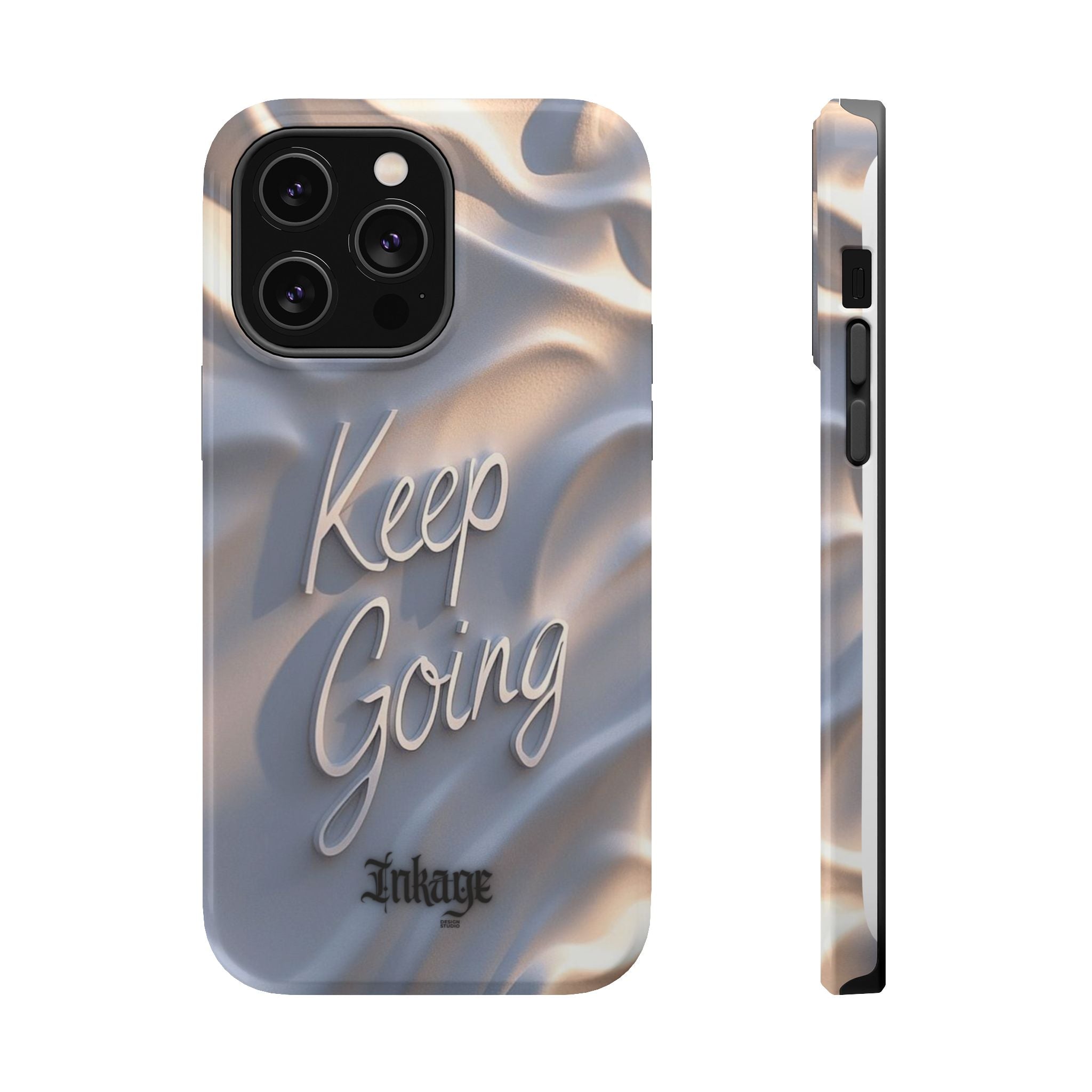 "Keep Going" Magnetic Phone Cases (Quote)