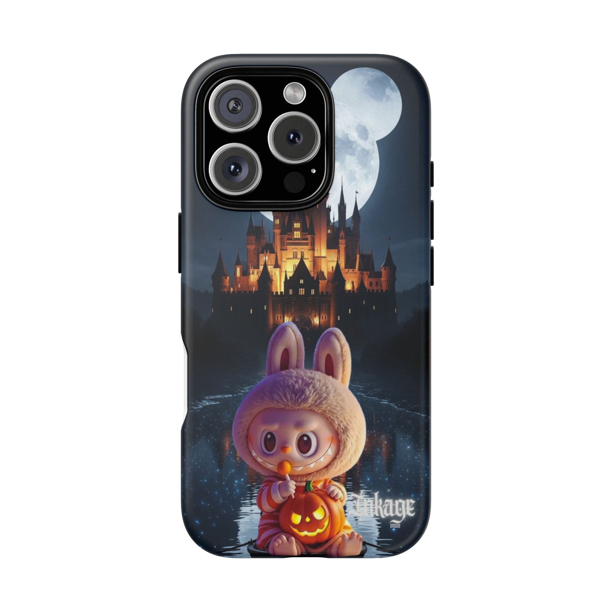 Labubu Halloween On Disney Boat Tough Phone Cases (Season, Animation)