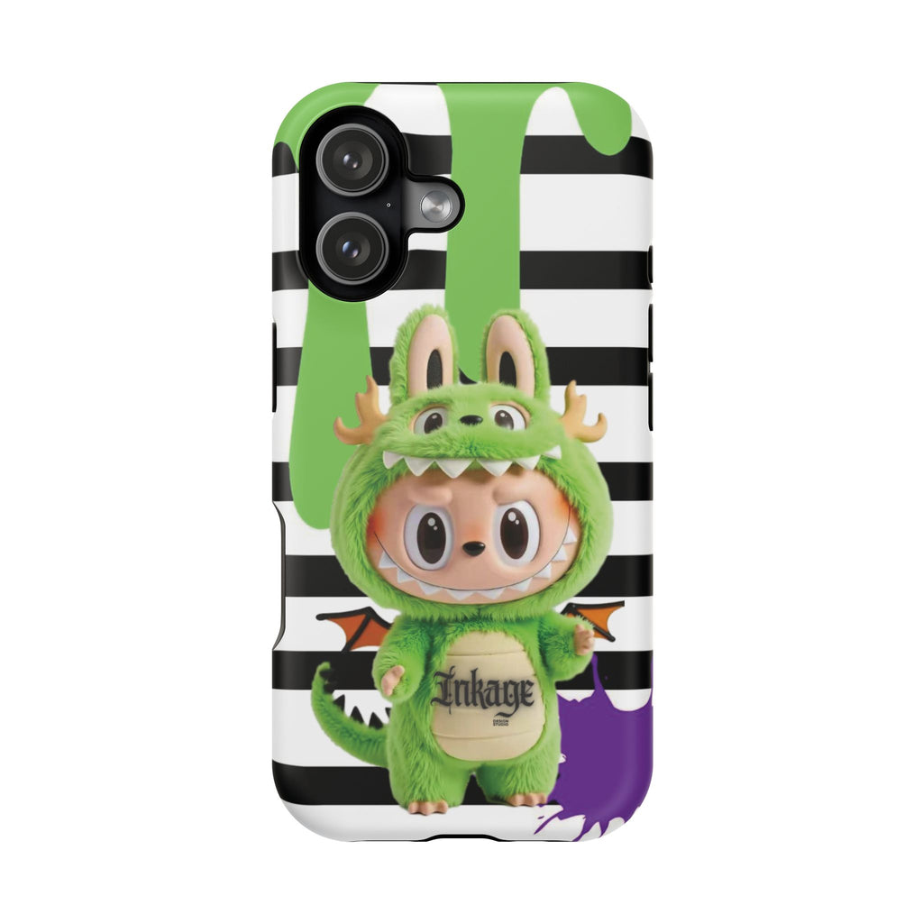 Greenie Labubu Spooky Magnetic Phone Case (Animation)