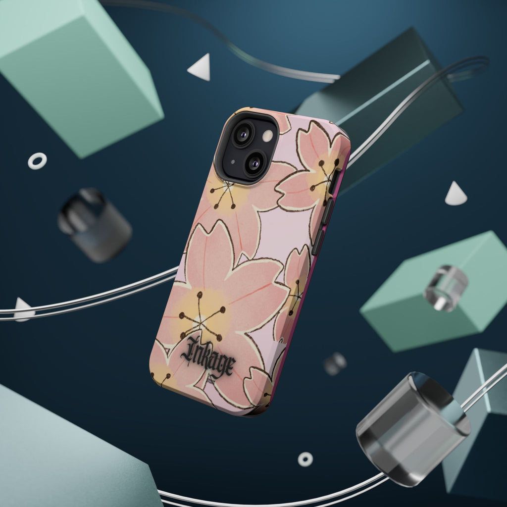 Charming Floral Magnetic Phone Case (Minimal)