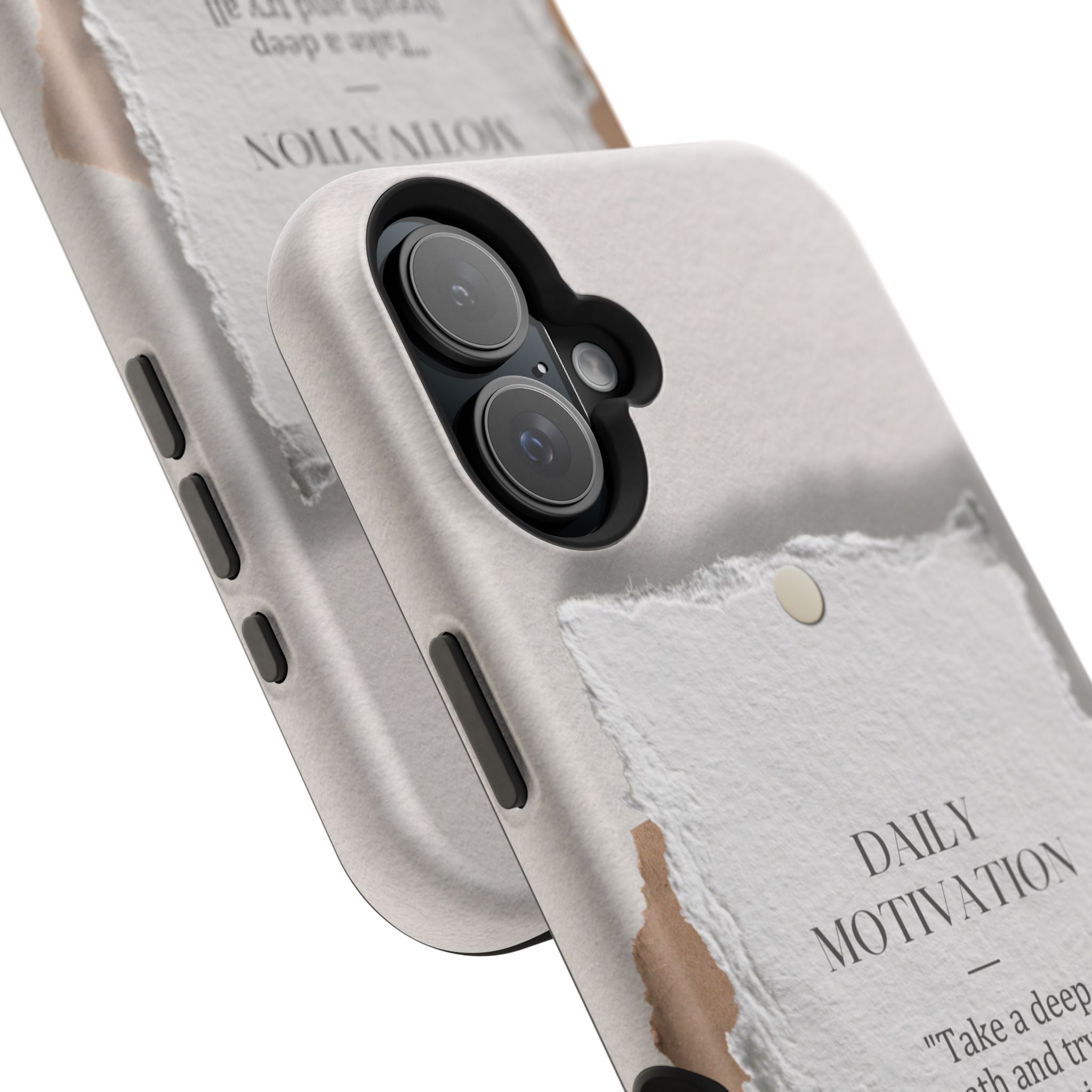 "Daily Motivation" Magnetic Quote Phone Case