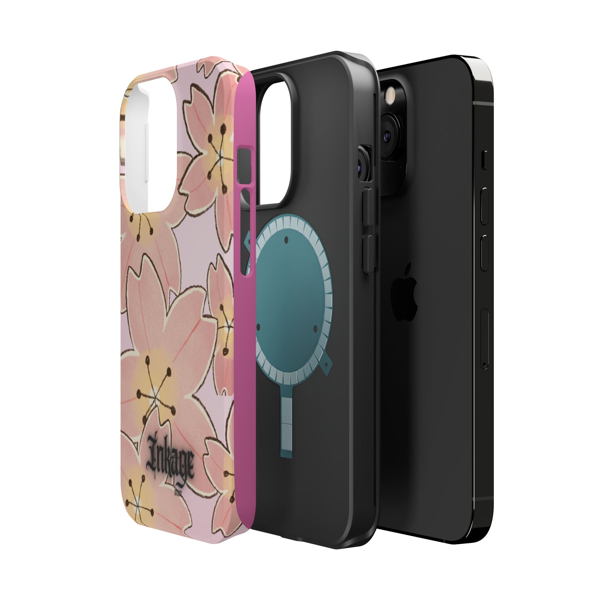 Charming Floral Magnetic Phone Cases (Minimal)