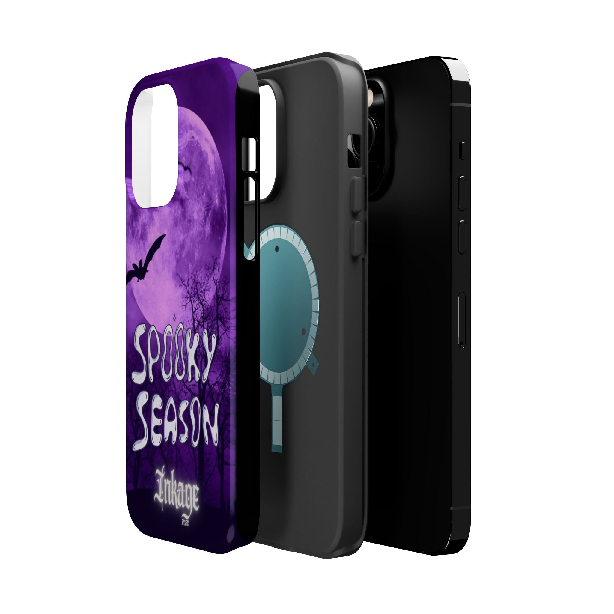 Purple Spooky Season Magnetic Phone Cases (Season)
