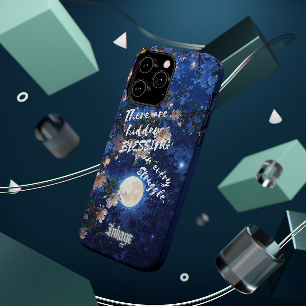 “Moonlit Blessing” Magnetic Phone Cases (Quote)