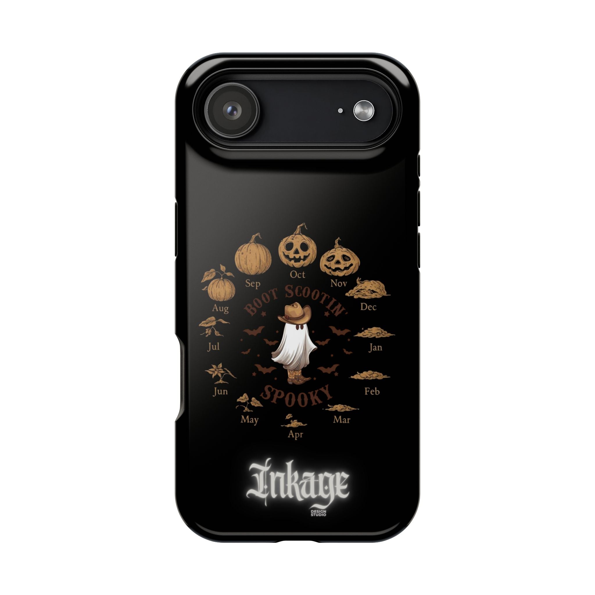 Spooky Boot Halloween Pumpkin Magnetic Phone Case (Season)