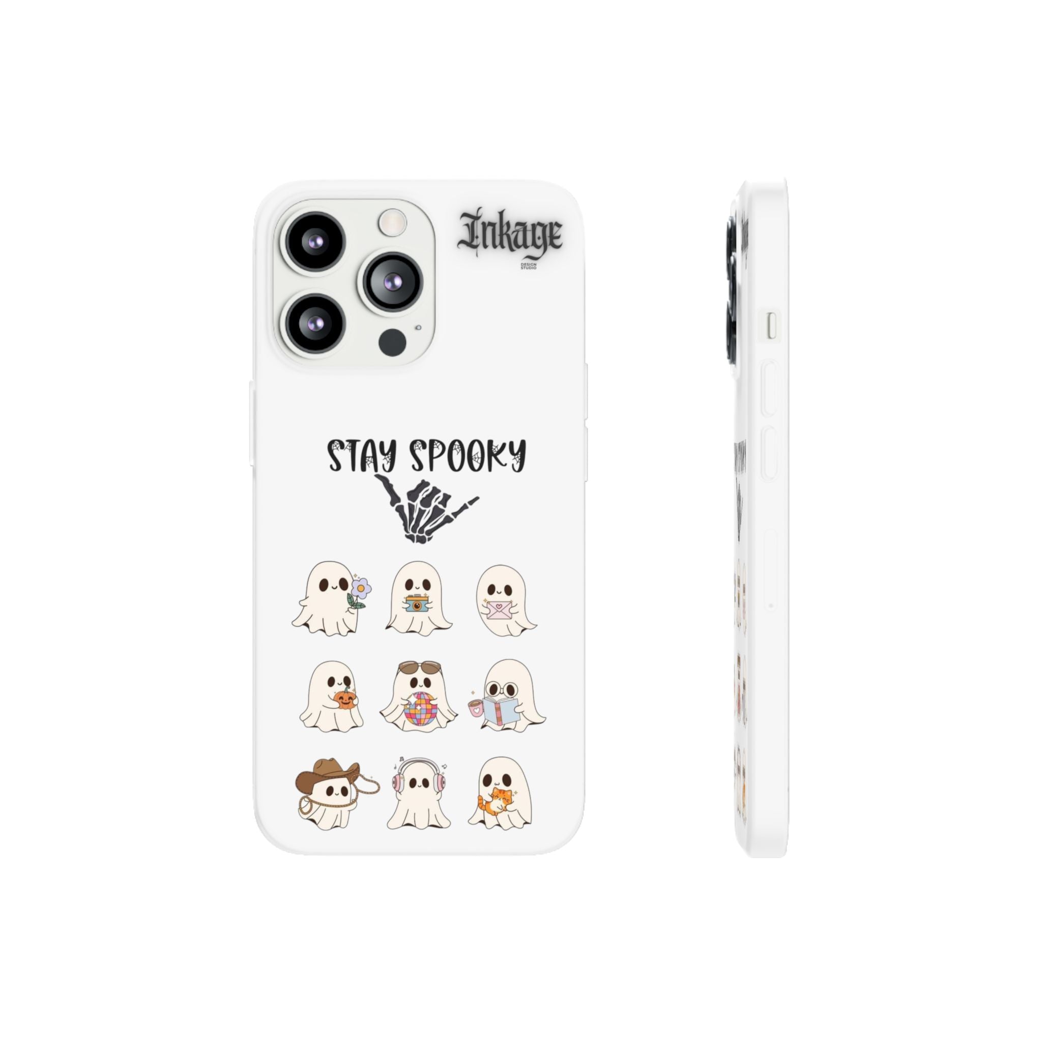 Stay Spooky Clear Phone Cases (Season)