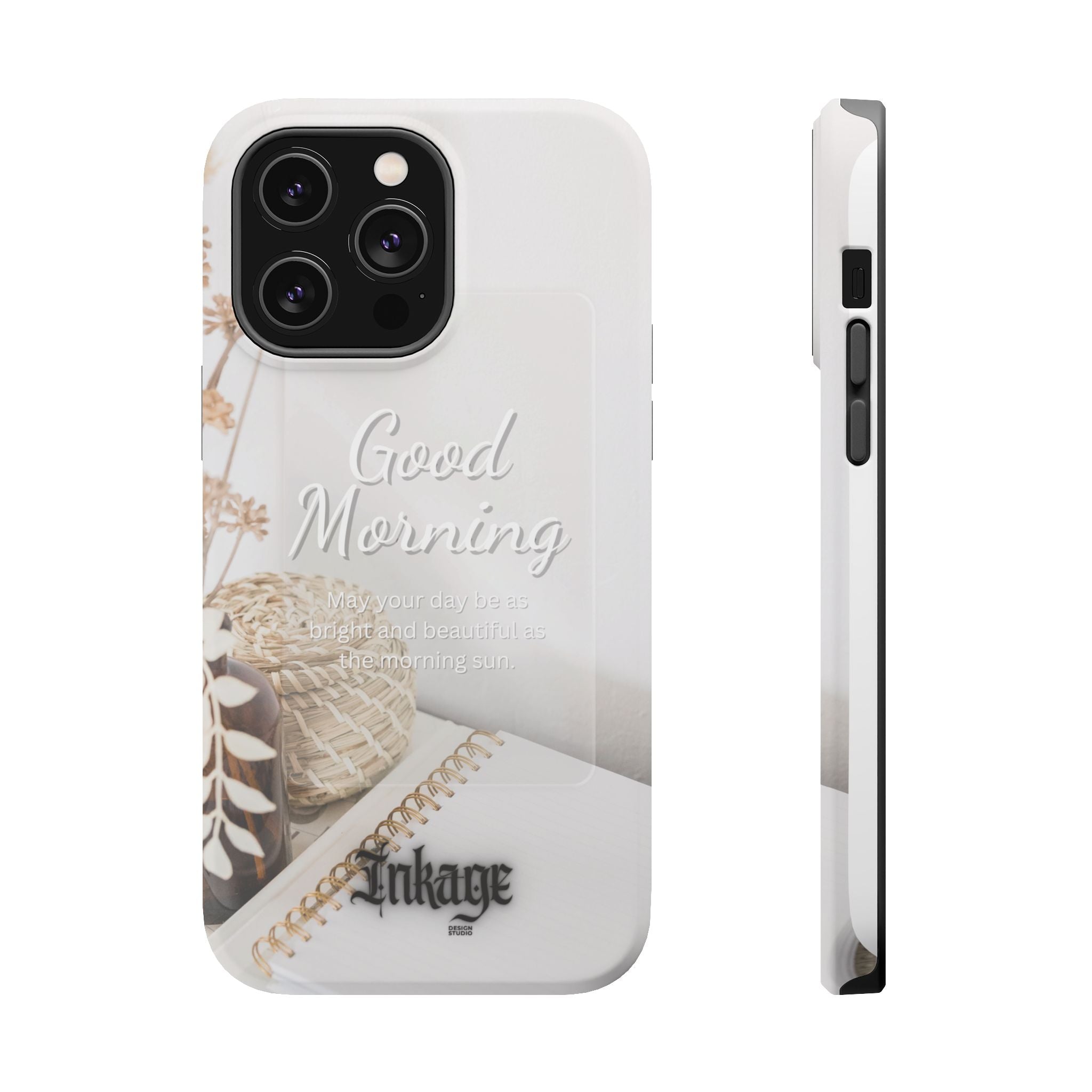 "Good Morning" Magnetic Phone Cases (Quote)