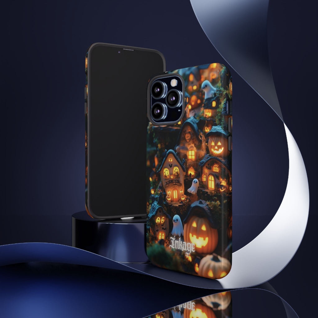 Spooky Pumpkin Village Tough Phone Cases (Season)