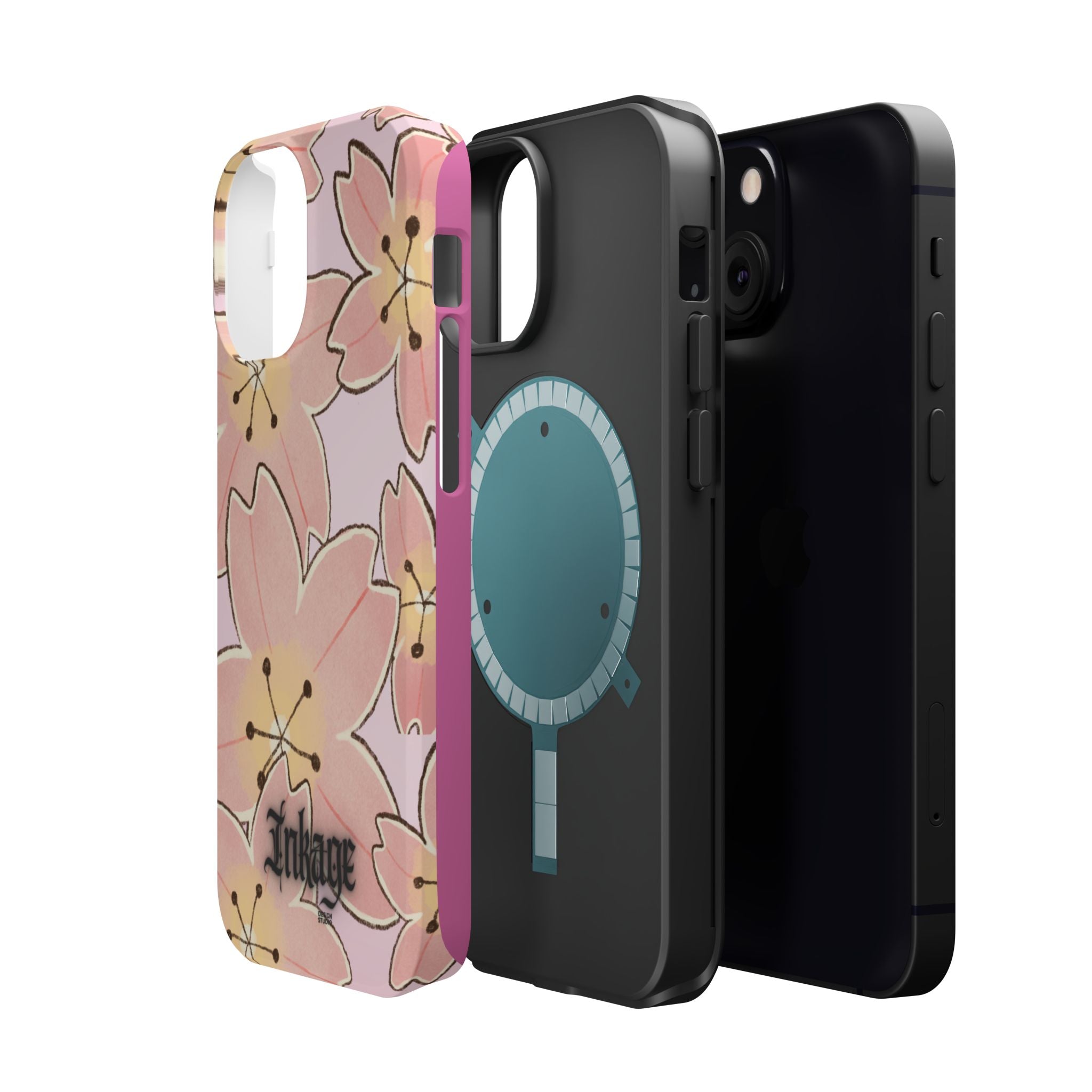 Charming Floral Magnetic Phone Cases (Minimal)