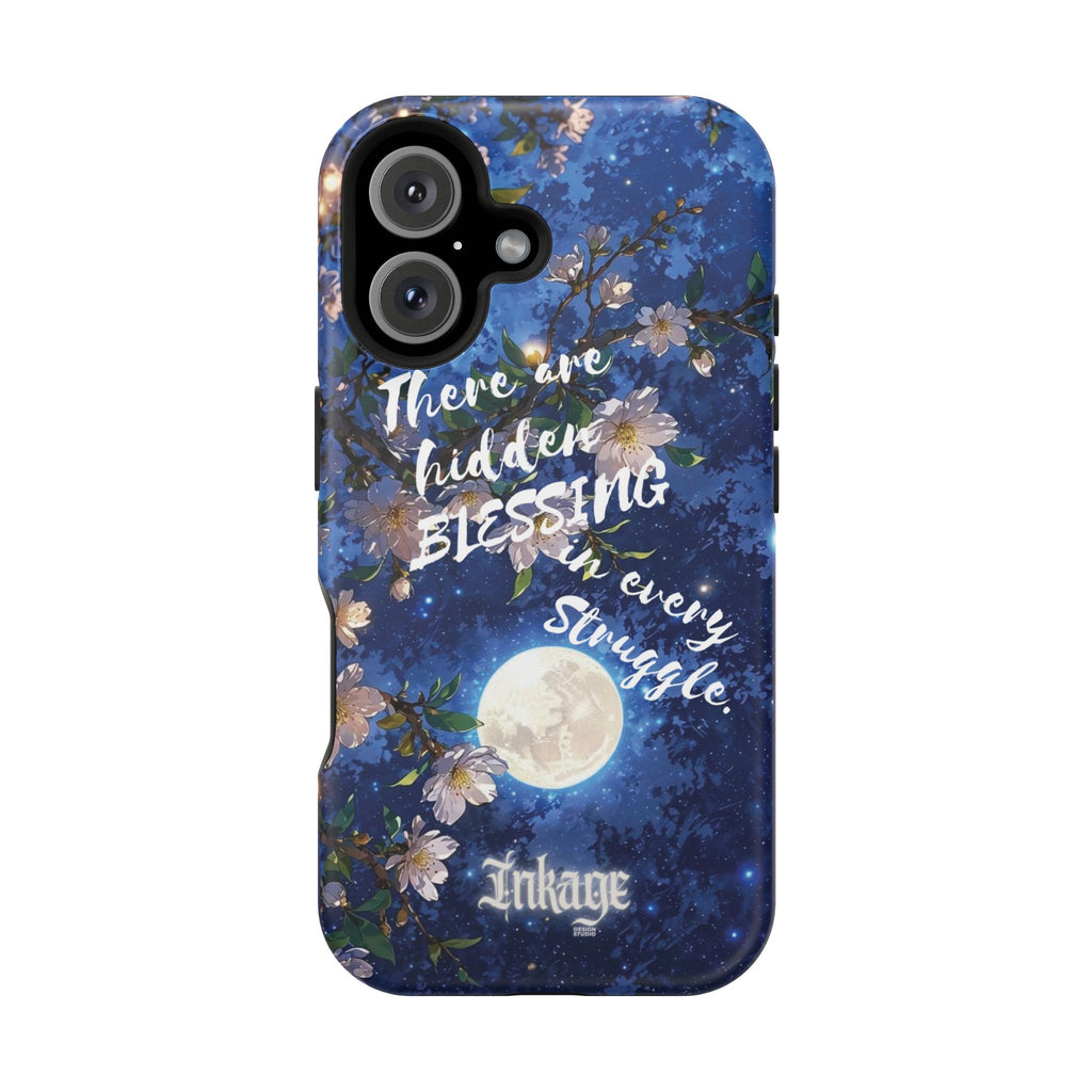 “Moonlit Blessing” Quote Magnetic Phone Cases