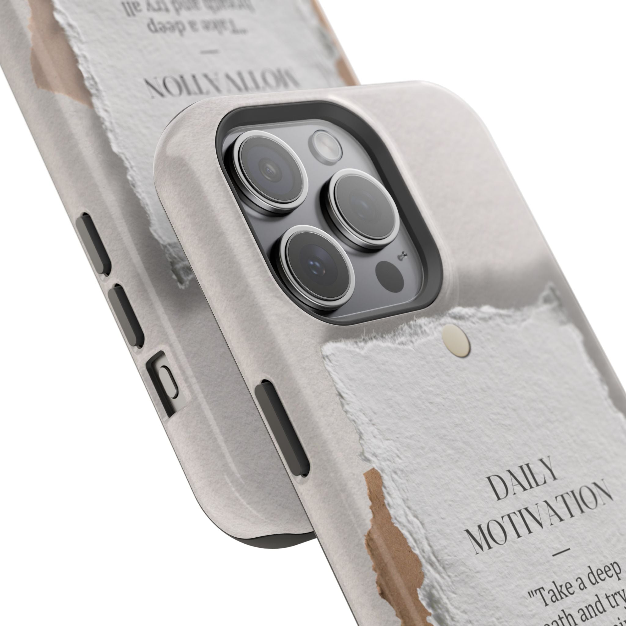 "Daily Motivation" Magnetic Quote Phone Case