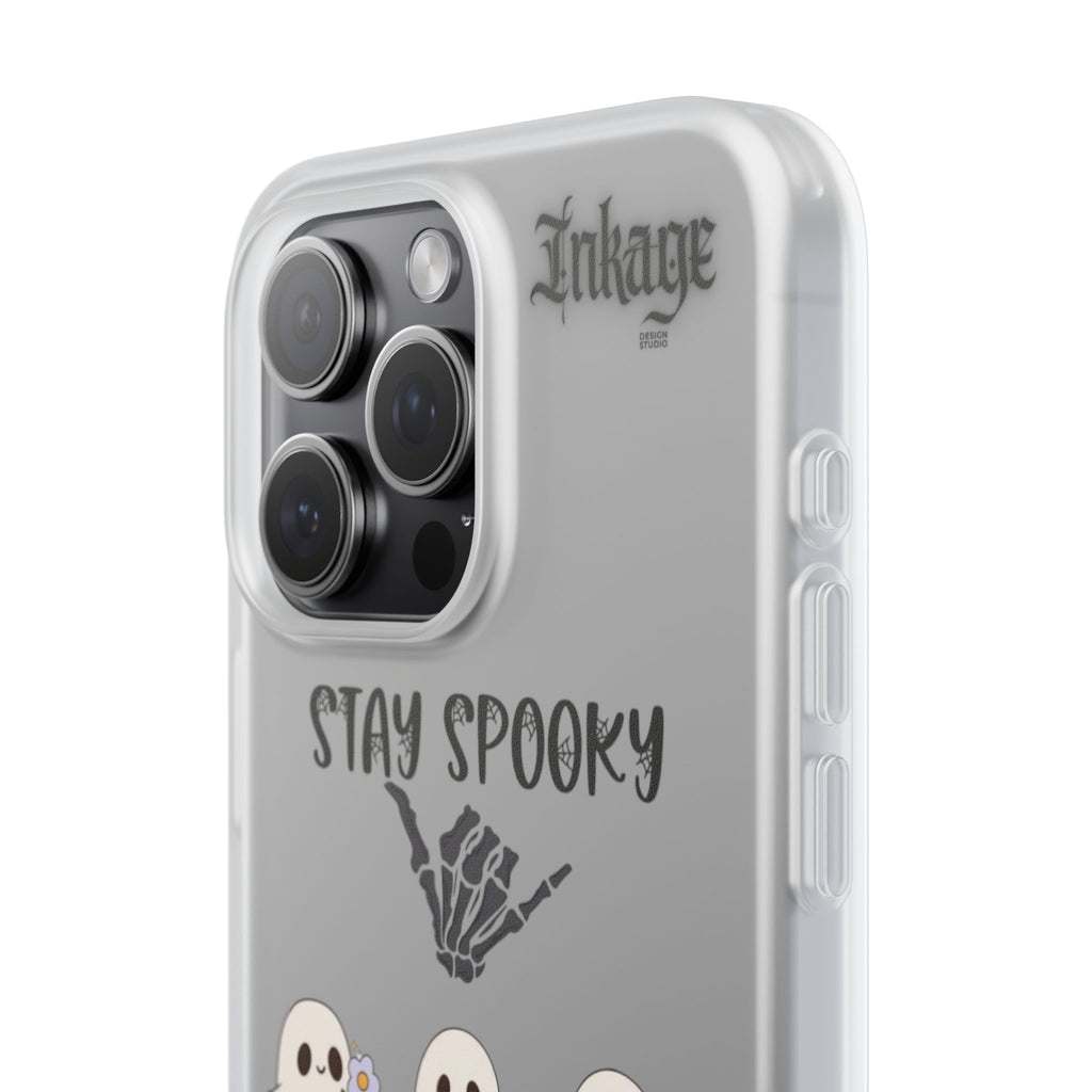 Stay Spooky Clear Phone Cases (Season)