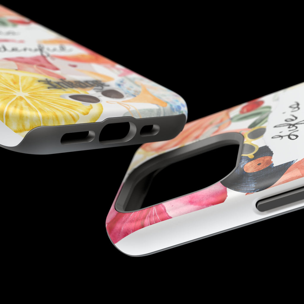"Life is Wonderful" Quote Magnetic Phone Cases (Quote)