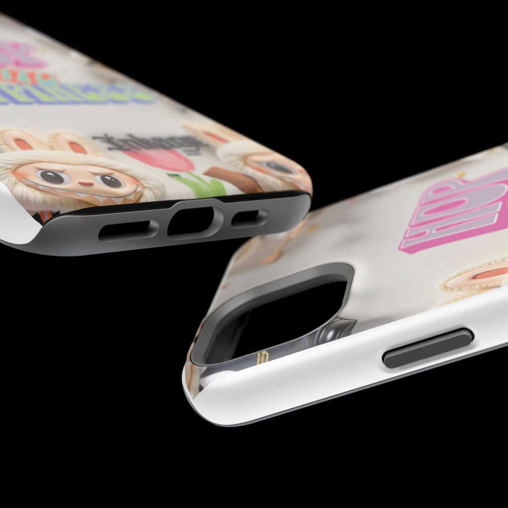 "Hop Into Happiness" Quote Magnetic Phone Case (Animation)