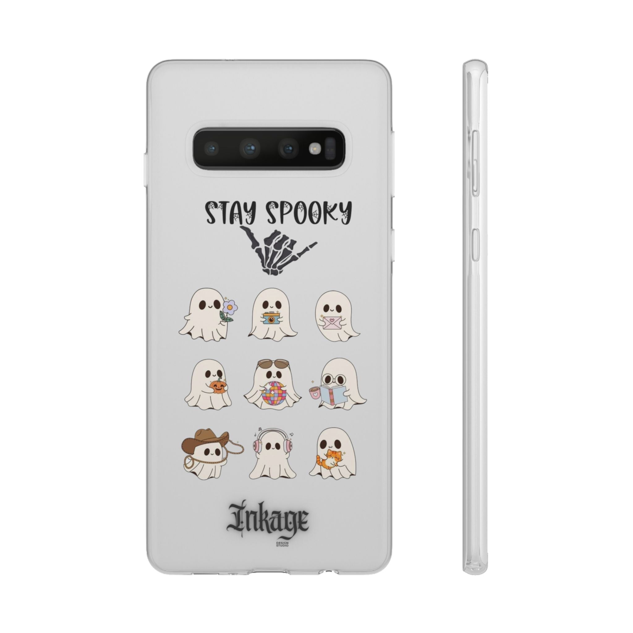 Stay Spooky Clear Phone Cases (Season)
