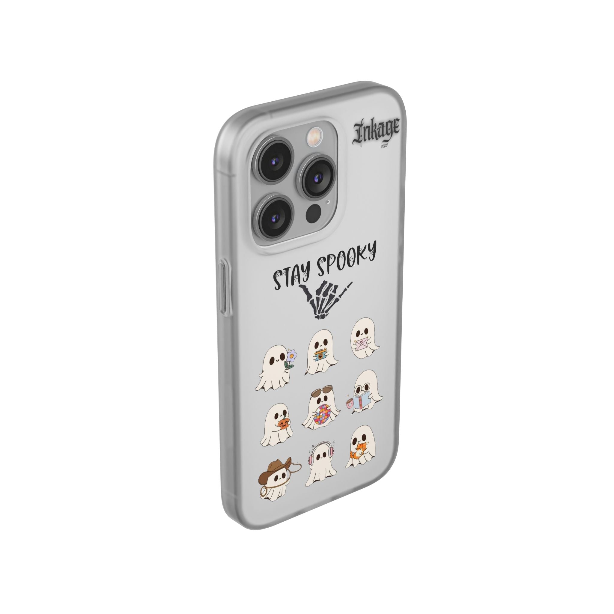 Stay Spooky Clear Phone Cases (Season)