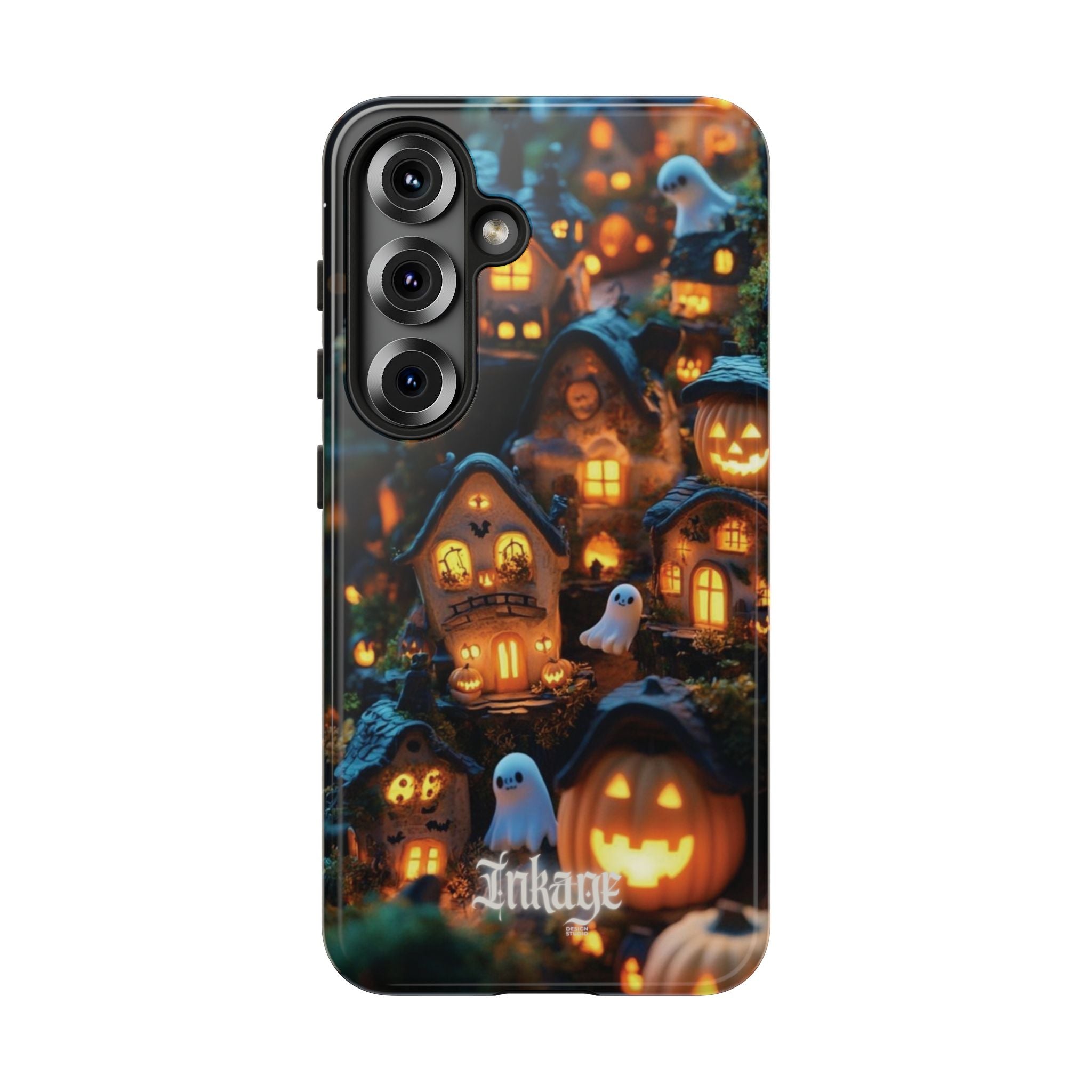 Spooky Pumpkin Village Tough Phone Cases (Season)
