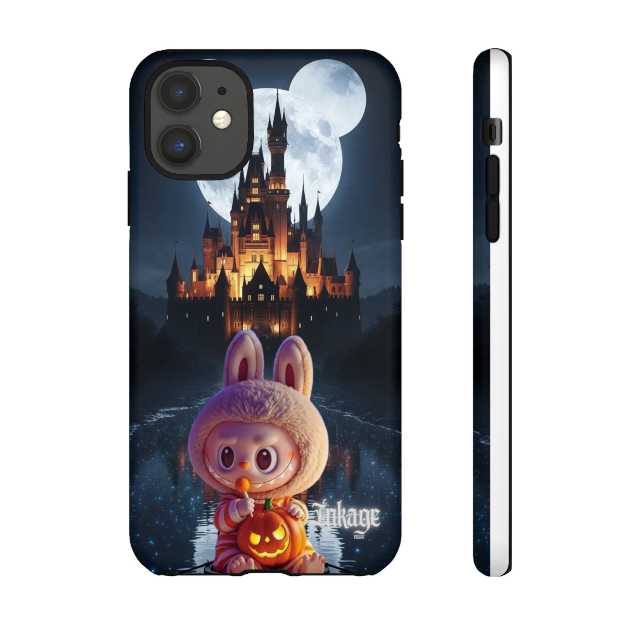 Labubu Halloween On Disney Boat Tough Phone Cases (Season, Animation)