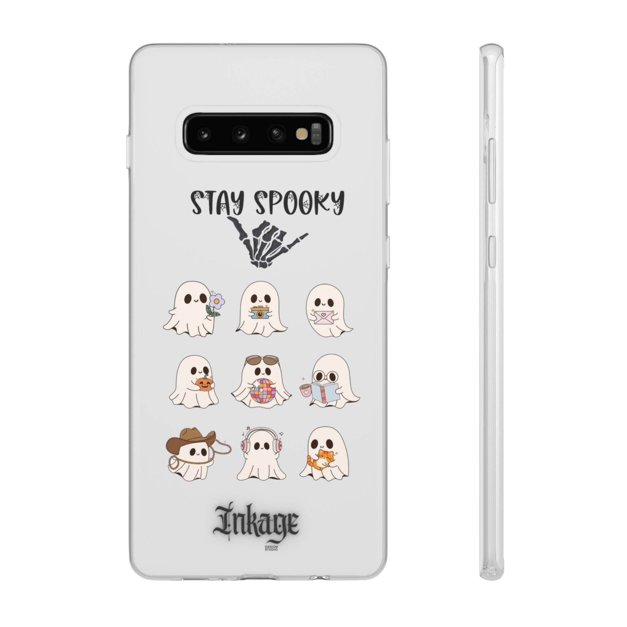 Stay Spooky Clear Phone Cases (Season)