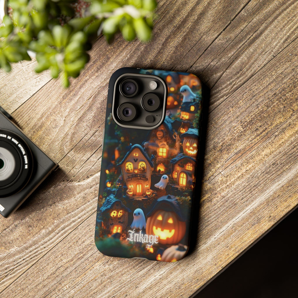 Spooky Pumpkin Village Tough Phone Cases (Season)
