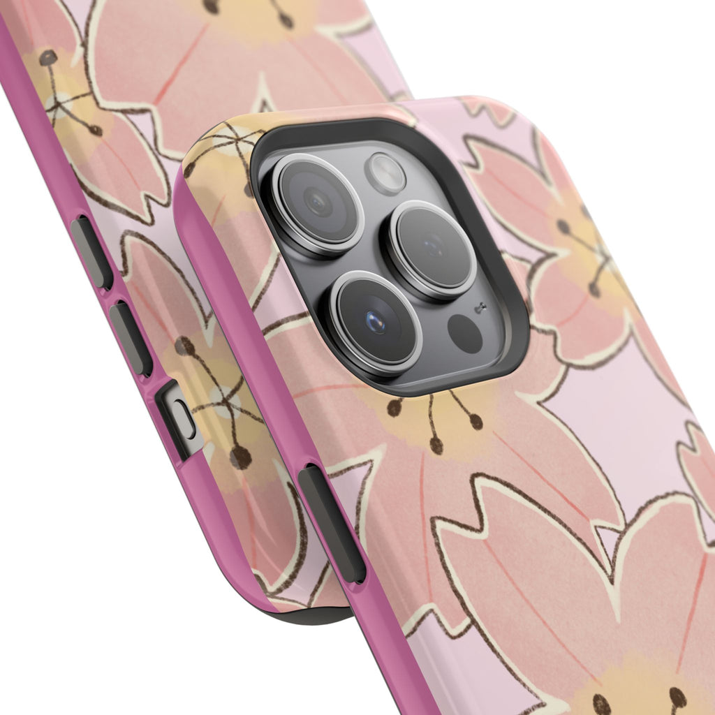 Charming Floral Magnetic Phone Cases (Minimal)
