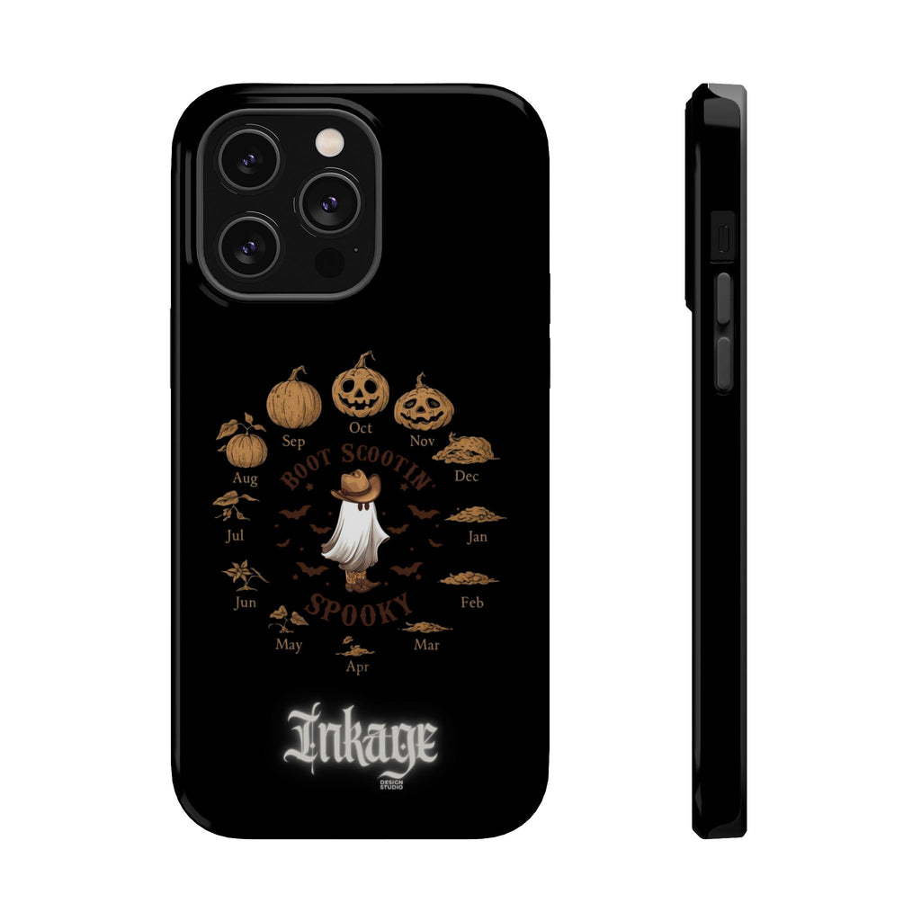 Spooky Boot Halloween Pumpkin Magnetic Phone Case (Season)