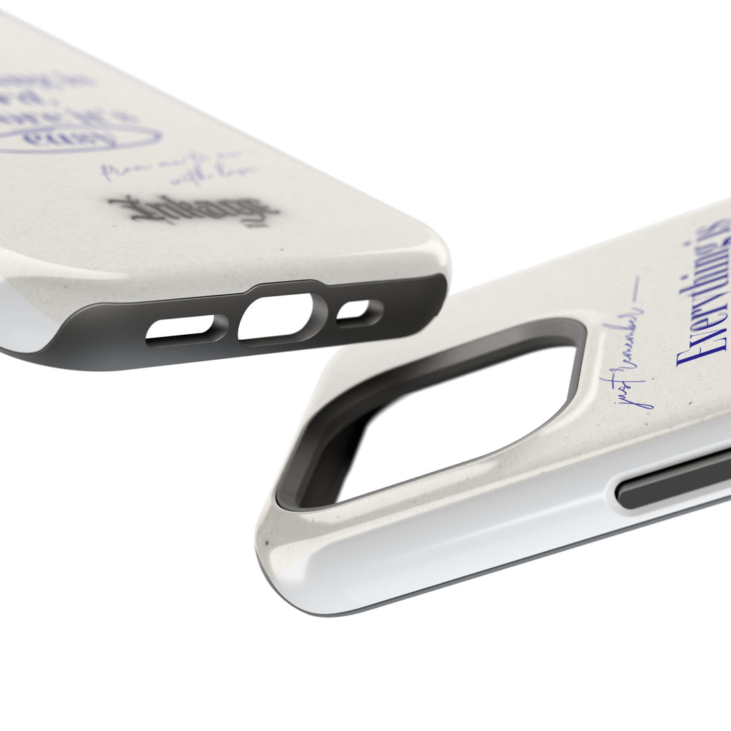 "Everything is hard, before it's easy" Magnetic Phone Case (Quote)