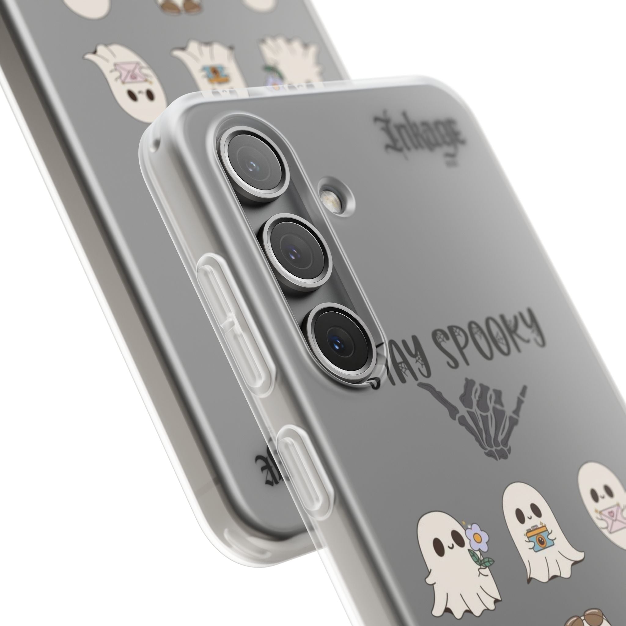 Stay Spooky Clear Phone Cases (Season)