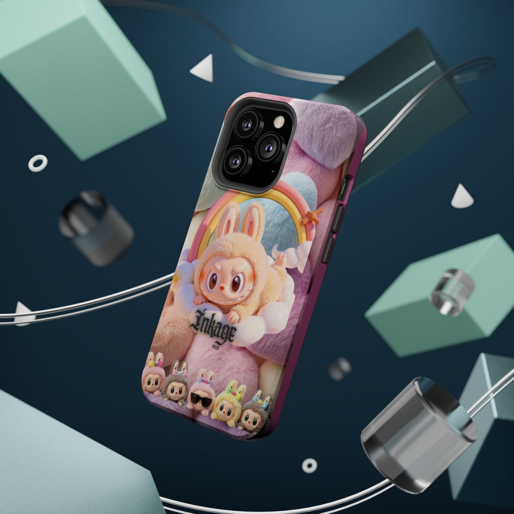Pastel Rainbow Labubu Magnetic Phone Cases(Animation)