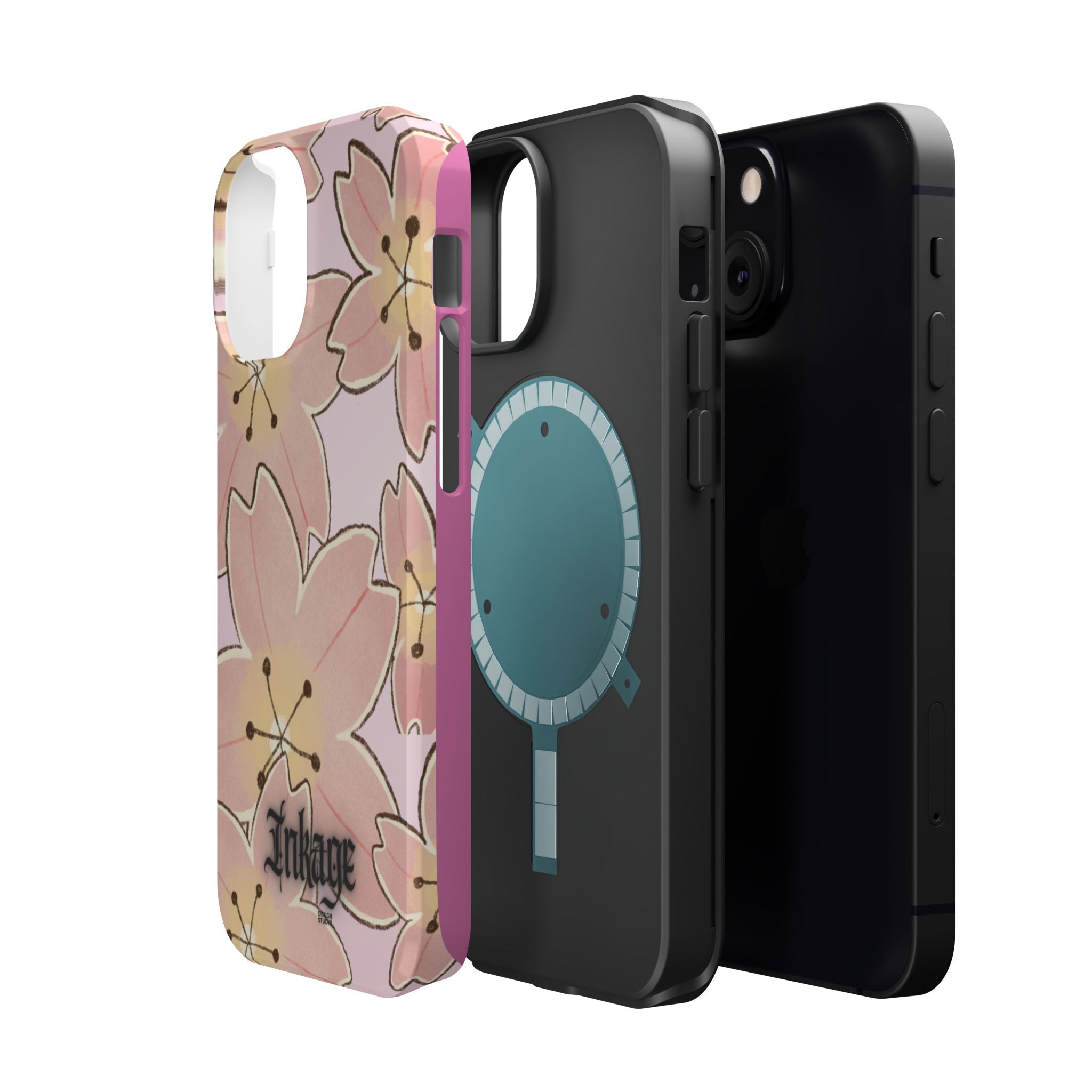 Charming Floral Magnetic Phone Cases (Minimal)