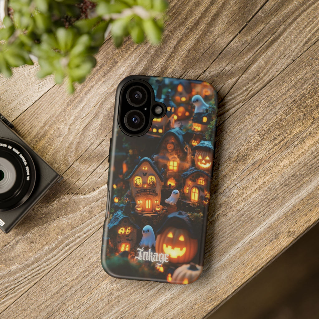 Spooky Pumpkin Village Tough Phone Cases (Season)