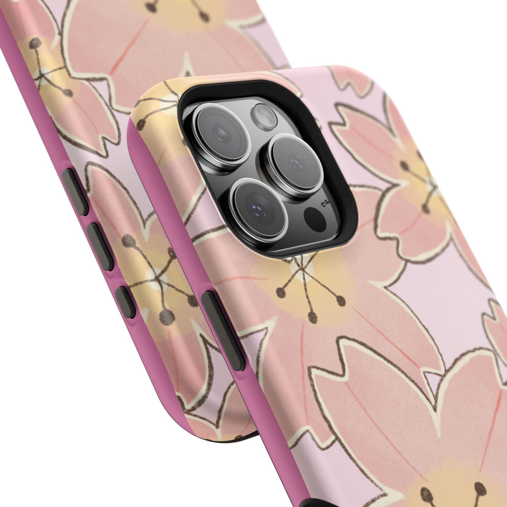 Charming Floral Magnetic Phone Cases (Minimal)