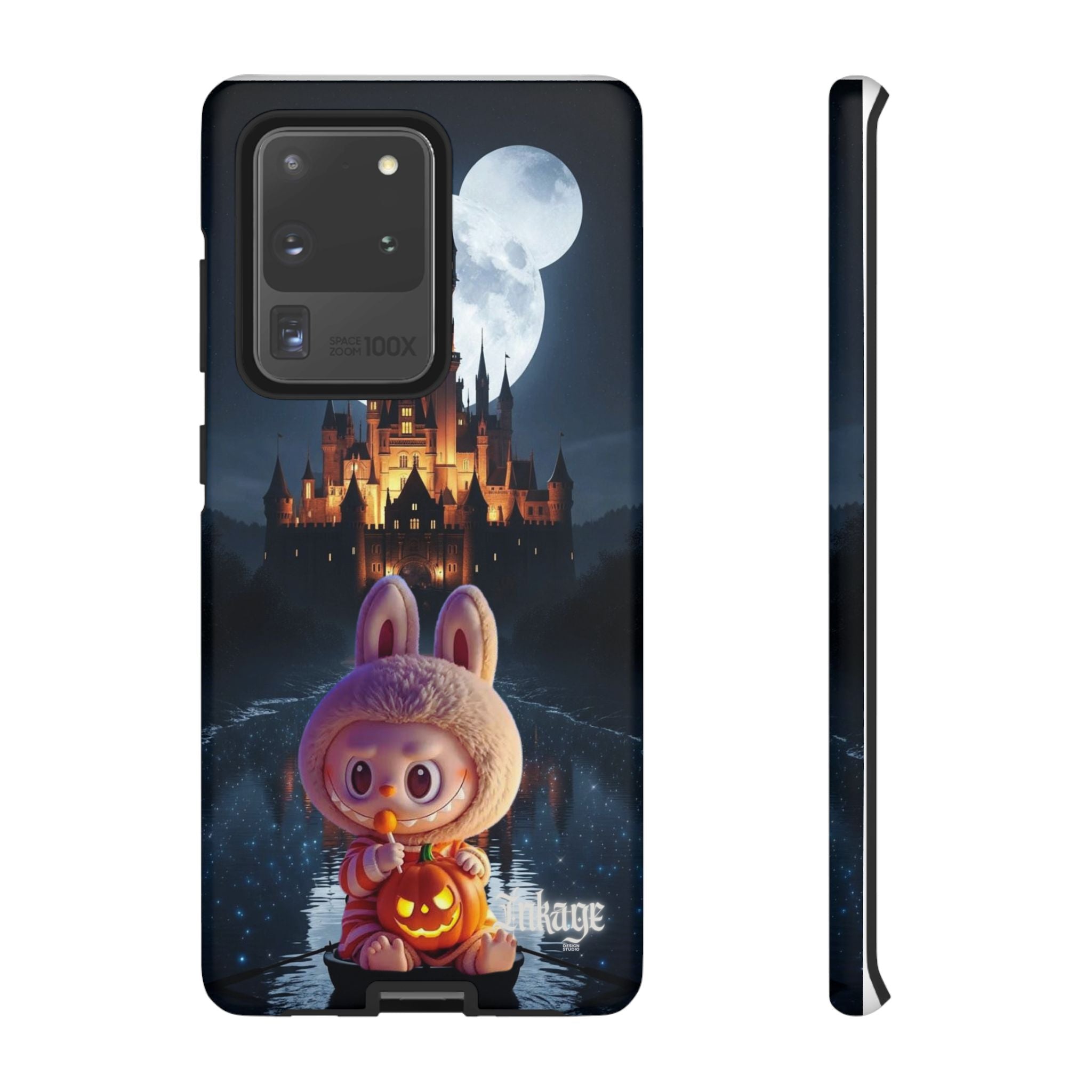 Labubu Halloween On Disney Boat Tough Phone Cases (Season, Animation)