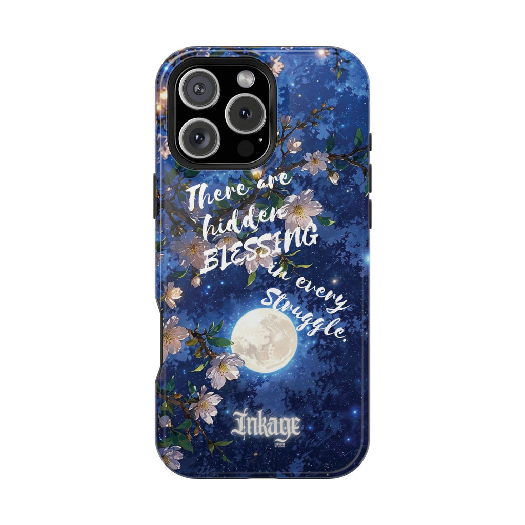 “Moonlit Blessing” Quote Magnetic Phone Cases